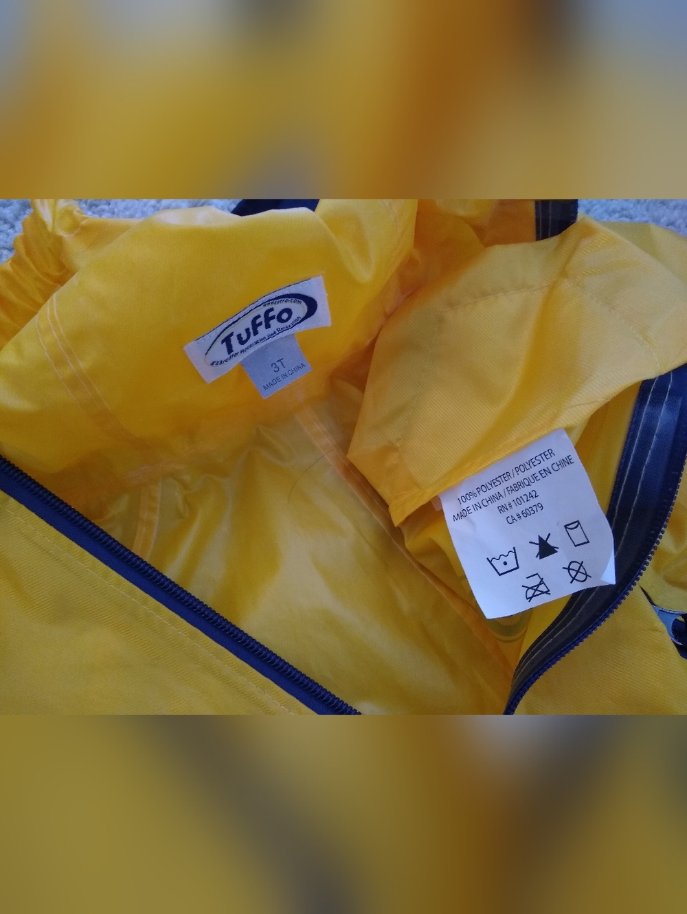 Tuffo Toddler Rainsuit - Picture 2 of 3